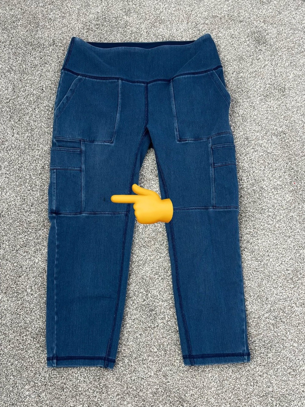 Khakis & Company Suave Tummy Control Cargo Capris M